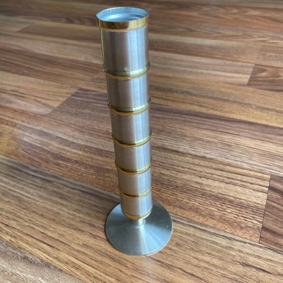 Vintage Bud Vase Silver Plate Ikora Style - Picture 2 of 5